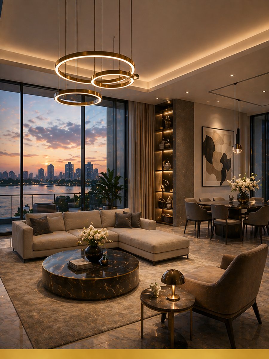 Living space, Girard development, Ikoyi Lagos